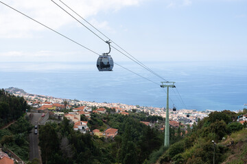 Téléphérique entre Funchal et Monte à Madère
