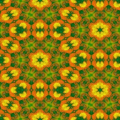 Abstract oil painting ornamental background. Seamless colorful pattern.