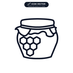 honey icon symbol template for graphic and web design collection logo vector illustration