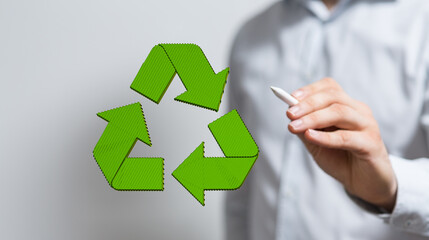 recycling modern grün
