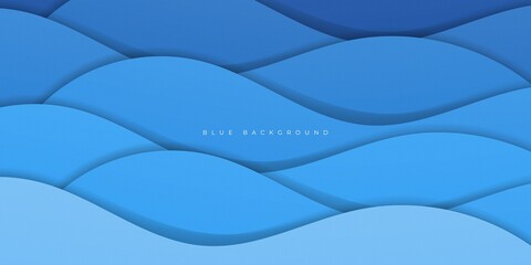 Premium blue vector background with gradient color and dynamic shadow on background.modern background for wallpaper. Eps10 vector