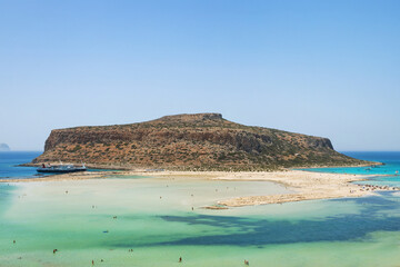 Beautiful Balos lagoon, Crete, Greece