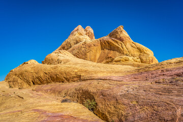 Colorful Eroded Mountain