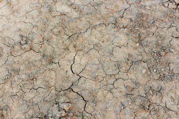 Cracked Dry Ground Soil Texture
