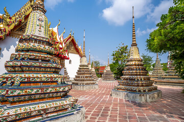 Landmark Wat Pho Buddhist Temple in Bangkok
