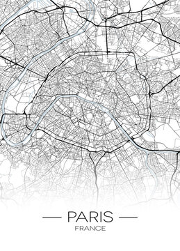 City Map Of The Paris - Concept Art.