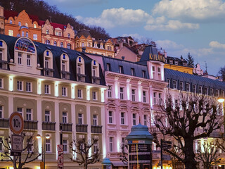 Karlovy Vary (Carlsbad) is a spa town in western Bohemia in the Czech Republic