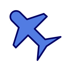 Fototapeta premium Aeroplane Icon