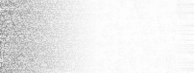 Abstract technology background with textured round shape spot in black and white.