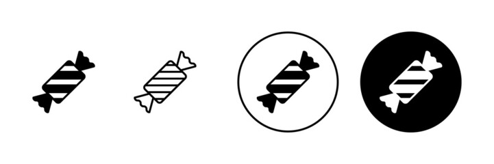 Candy icons set. candy sign and symbol.
