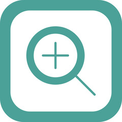 Fototapeta premium Zoom In Icon