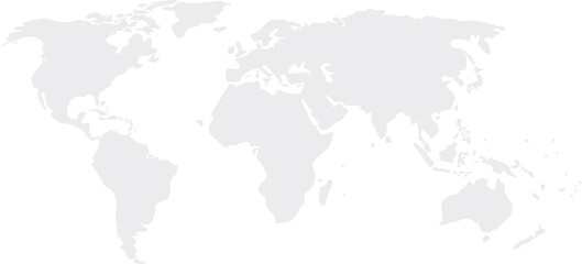 Fototapeta na wymiar world map vector on white background 
