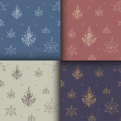 pattern indi color 
