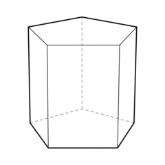 Pentagonal Prism Stereometric Composition