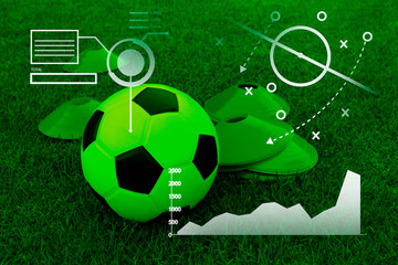 learning football manager tactics and analyzing of soccer coaching plan