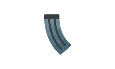 military vector illustration flat design on white background