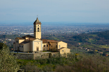 Fototapeta na wymiar view of the church of Santa Maria Assunta, Tofori, Italy