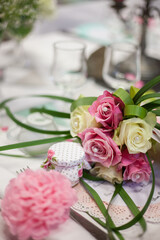 mariage table d&eacute;coration 