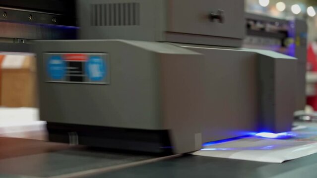 Large format high speed industrial printer for printing promotional products