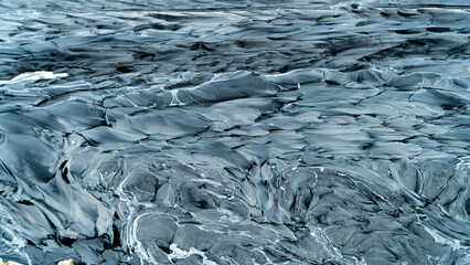 Polluted water close up. Background. Ecology.
