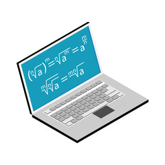 STEM Education Laptop Composition