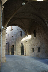 Fototapeta na wymiar Rieti: historic buildings