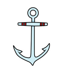 Anchor Vintage Tattoo Composition