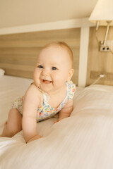 baby in bed, baby child playing with toy, child sitting, portrait of a baby
baby, child, boy, bed, childhood, kid, toddler, infant, smiling, 