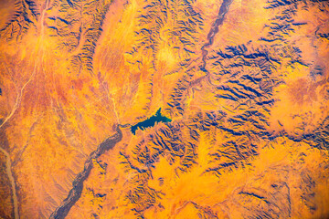 Abstract background from the beauty of the Earth's Crust. Digital enhancement. Elements by NASA
