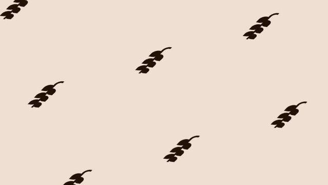 animation of spikelet icon spinning on light pastel background