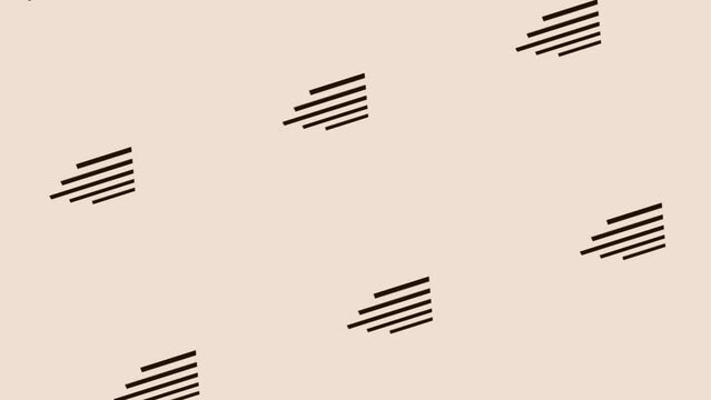 animation of spinning diagram icon on light pastel background