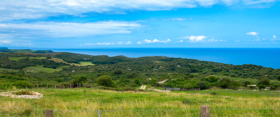 Coastline View, Oyambre Natural Park, Cantabrian Sea, Cantabria, Spain, Europe