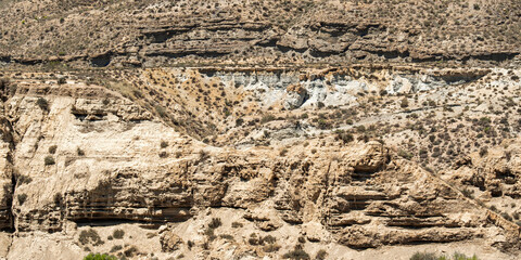 Tabernas Desert Nature Reserve, Special Protection Area, Hot Desert Climate Region, Tabernas, Almería, Andalucía, Spain, Europe