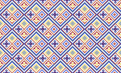 Abstract seamless pattern, mosaic background. 