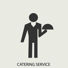 catering service vector icon illustration sign 