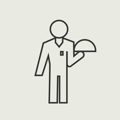 catering service vector icon illustration sign 