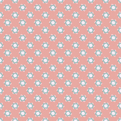 Seamless color background. The texture of simple doodle elements. Decorations for fabrics, children's textiles.For scrapbooking, packaging, gift products. Digital template. Easter, Christmas backgroun