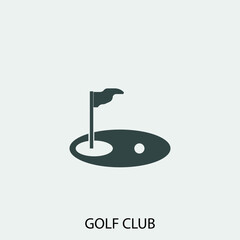golf vector icon illustration sign 