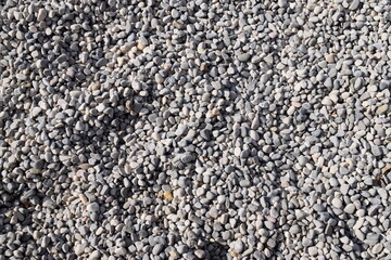 Small stones on the ground texture