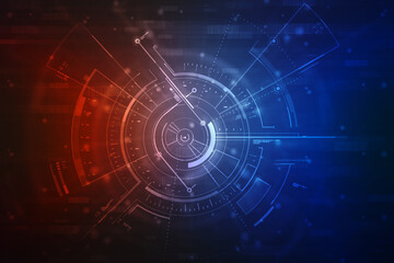 Obraz premium Binary Code Background, Digital Abstract technology background, flowing number one and zero text in binary code format in technology background. Internet Big data Concept