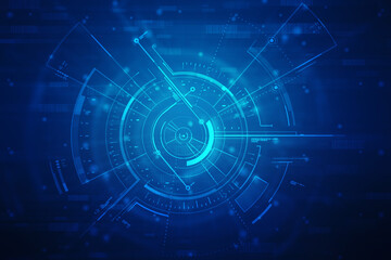 Fototapeta premium Binary Code Background, Digital Abstract technology background, flowing number one and zero text in binary code format in technology background. Internet Big data Concept