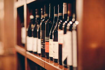 row of bottles