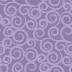 Obraz na płótnie Canvas Curve spiral lines seamless pattern