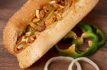 chicken fajita sandwich