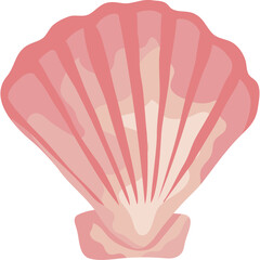 sea shell pink - obrazy, fototapety, plakaty