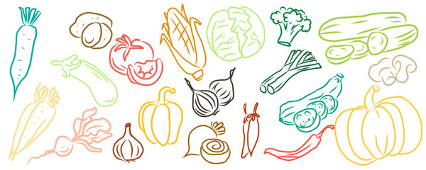 Fototapeta na wymiar food, fruit, vegetable, vegetables, vector, icon, set, illustration, sketch, doodle, vintage, drawing, tomato, onion, pepper, food, fresh, vegetarian, fruit, vegetable, organic, healthy, green, tomato