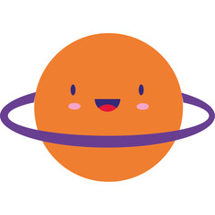 saturn kawaii planet © Gstudio