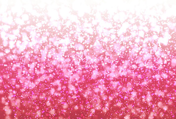 背景素材_イルミネーション_ピンク