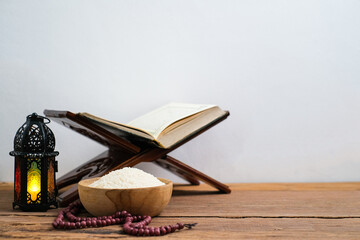 Islamic zakat concept.