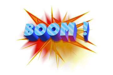 Boom Text 3D Pop